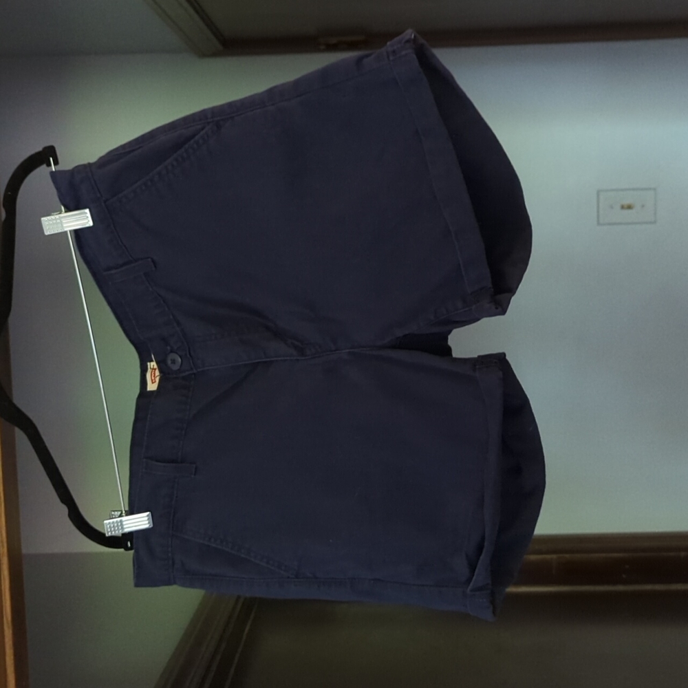 Levis Navy Twill Shorts
